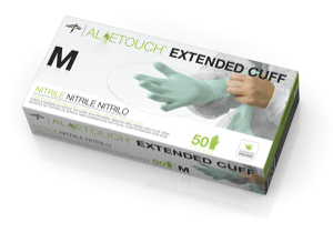 Aloetouch Extended Cuff Chemo Nitrile Exam Gloves Product Image