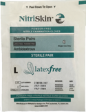 NitriSkin Pairs Sterile Nitrile Gloves Product Image