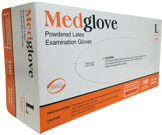 Medglove Powdered Latex Exam Gloves Product Image