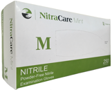 NitraCare Mint Nitrile Powder-Free Gloves Product Image