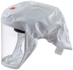 White Respirator Head Cover Product Image