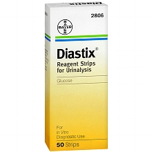 Diastix Reagent Strips For Urinalysis Product Image