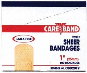 Careband™ Sheer Adhesive Strip Bandages Product Image