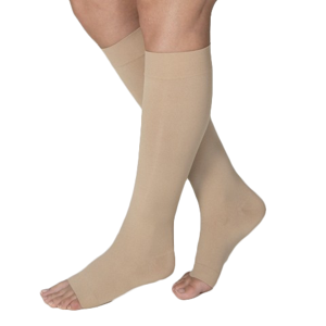 Jobst® Opaque 15-20 mmHg Open Toe Knee High Moderate Compression Stockings Product Image