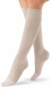 Jobst® soSoft 15-20 mmHg Women's Brocade Pattern Knee High Compression Socks Product Image