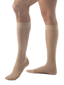 Jobst® soSoft 8-15 mmHg Women's Brocade Pattern Knee High Mild Compression Socks Product Image