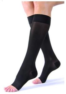 Jobst® Ultrasheer 15-20 mmHg Open Toe Knee High Compression Stockings Product Image