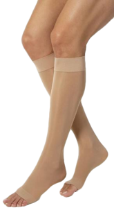 Jobst® Ultrasheer 20-30 mmHg Open Toe Knee High Firm Compression Stockings Product Image