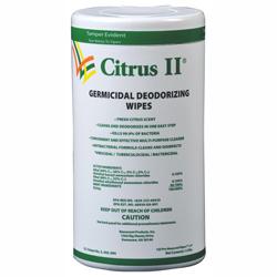 Citrus II Germicidal Cleaning Wipes Product Image