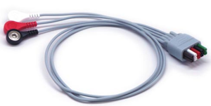 3 ECG Snap Wires Product Image