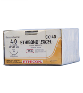 Ethibond Excel® Polyester Sutures, Taper Point, Size 4 Product Image