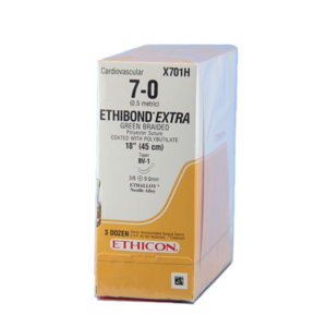Ethibond Excel® Polyester Sutures, Taper Point, Size 7 Product Image