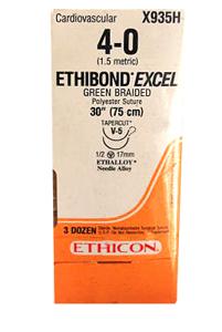 Ethibond Excel® Polyester Sutures, Tapercut, Size 4 Product Image