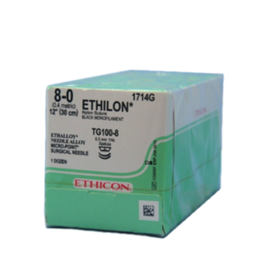 Ethilon® Nylon  Sutures, Micropoint Spatula Product Image