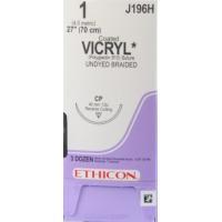 Vicryl® (polyglactin 910) Sutures, Reverse Cutting, Size 1 Product Image