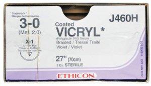 Vicryl®  (polyglactin 910) Sutures, Reverse Cutting, Size 3 Product Image