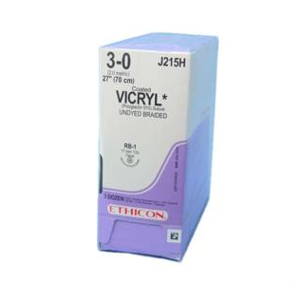 Vicryl® (polyglactin 910) Sutures, Taper Point, Size 3 Product Image
