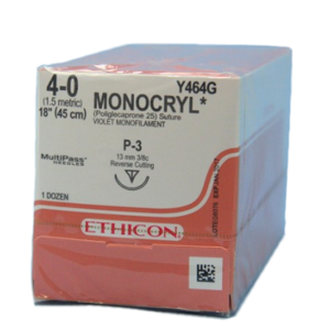 Monocryl® (poliglecaprone 25) Sutures, Precision Point Reverse Cutting Product Image