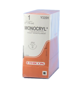 Monocryl® (Poliglecaprone 25), Taper Point, Size 1 Product Image