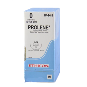Prolene® Polypropylene Sutures, Tapercut, Size 0 Product Image