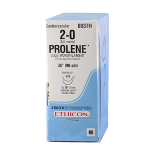 Prolene® Polypropylene Sutures, Tapercut, Size 2 Product Image
