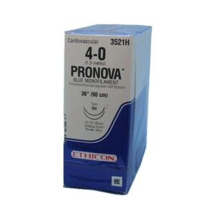 Pronova® Poly (hexafluoropropylene-VDF) Sutures, Taper Point, Size 4 Product Image