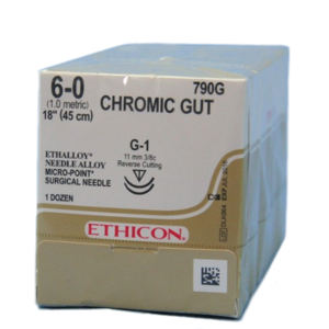 Surgical Gut Suture - Chromic, Micropoint Reverse Cutting Product Image