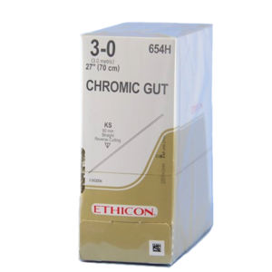 Surgical Gut Suture - Chromic, Straight Cutting Product Image