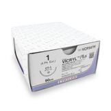 Coated Vicryl® Plus Antibacterial Sutures, Taper Point, Size 1 Product Image