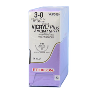 Coated Vicryl® Plus Antibacterial Sutures, Tapercut Product Image