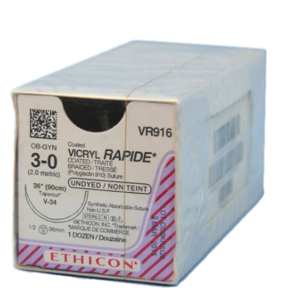 Vicryl™ Rapide (Polyglactin 910) Sutures, Tapercut Product Image