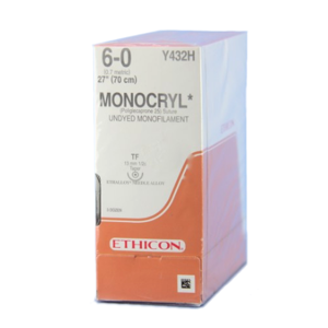 Monocryl® (poliglecaprone 25) Sutures, Taper Point, Size 6 Product Image