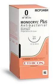 Monocryl™ Plus Sutures, Taper Point, Size 0 Product Image