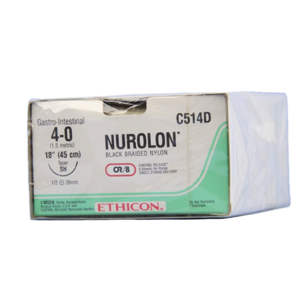 Nurolon® Nylon Sutures, Taper Point, Size 4 Product Image