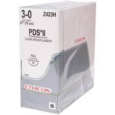  PDS® II (polydioxanone) Sutures, Reverse Cutting, Size 3 Product Image