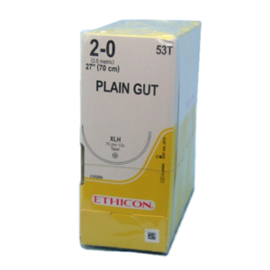 Surgical Gut Suture - Plain, Taper Point, Size 0 Product Image