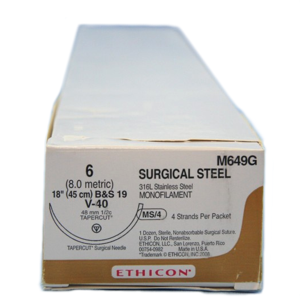 Surgical Stainless Steel Sutures, Tapercut Product Image