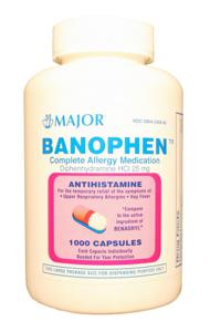 Banophen™ Allergy Medication Product Image