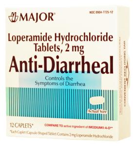 Major® Anti-Diarrheal Tablets Product Image