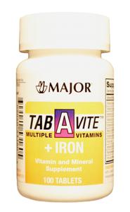 Tab-A-Vite Vitamin Plus Iron Supplement Product Image