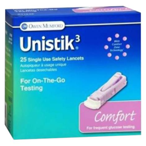 Unistik® 3 Pre-Set Single Use Safety Lancets Product Image