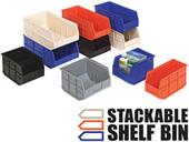 12" Stackable Shelf Bins  Product Image