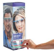 TIDIShield® Grab 'N Go Eye Shields in Dispenser Product Image