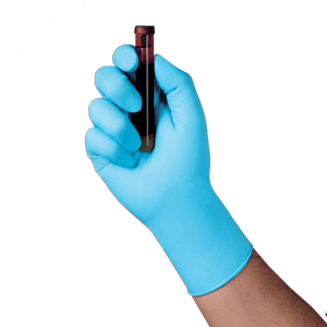 Halyard Blue Nitrile Exam Gloves Product Image