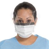 Fluidshield Level 1 Fog-Free Procedure Mask With WrapAround Visor Product Image
