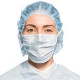 Fluidshield Level 1 Surgical Mask With So Soft Lining And Horizontal Ties Product Image