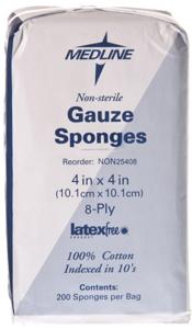 Medline Non-Sterile Gauze Sponges Product Image