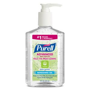 Purell® Advanced Hand Sanitizer Green Certified Gel (Bottle) Product Image