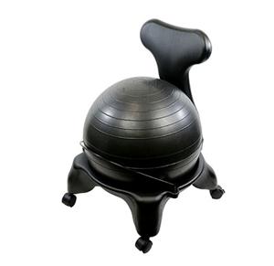 CanDo® Plastic Ball Ball Chair with Back  Product Image