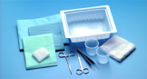 Suturing Tray with Floor Grade Satin-Finished Instruments Product Image